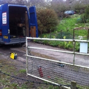 Gate repair using arc welder